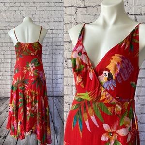 NWT Farm Rio Macaw Wrap Dress size S